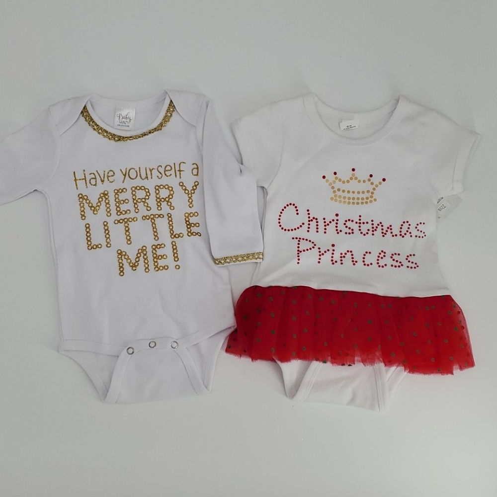 Infant Christmas Onesie Christmas Princess
